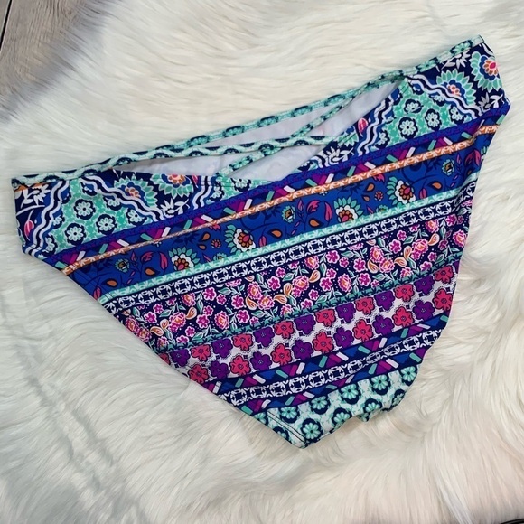 NWOT Kenneth Cole Reaction Multicolored Bikini - Picture 4 of 6